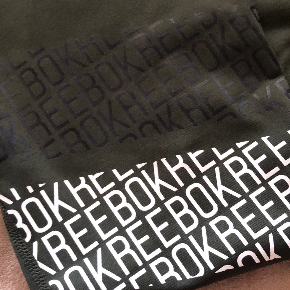 Reebok Olive Forest Green Full Length Legging M - Picture 2 of 6